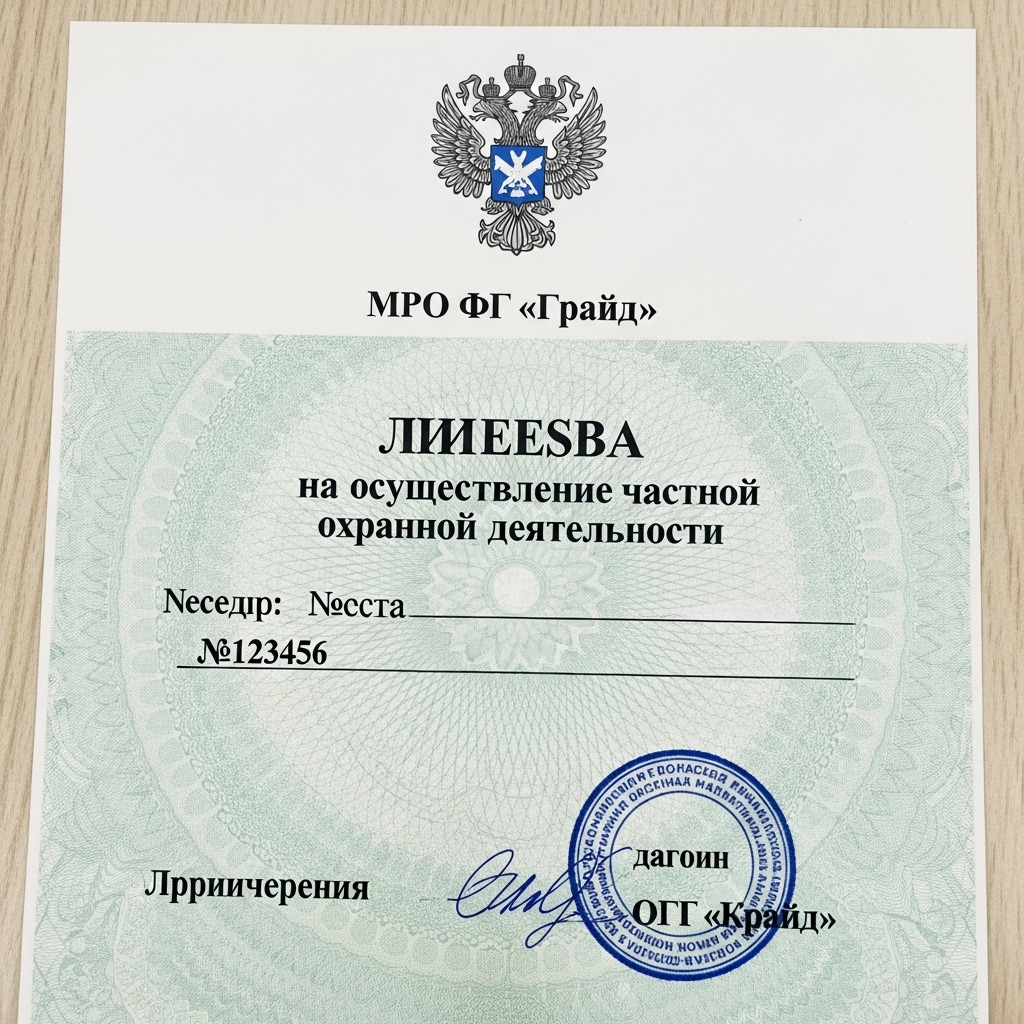 Лицензия ЧОП